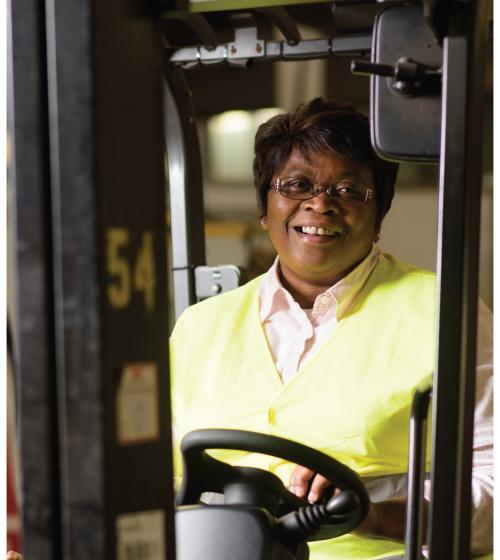 image of postal worker at work