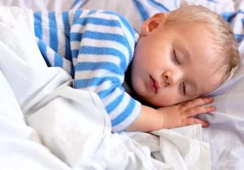 image of a sleeping child
